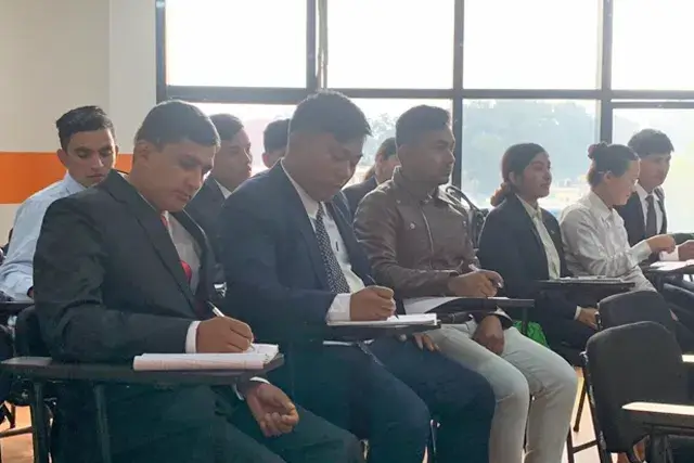 Kizuna HR Solutions Pvt Ltd. Nepal 授業風景
