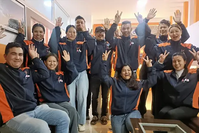 Kizuna HR Solutions Pvt Ltd. Nepal 学生の集合写真